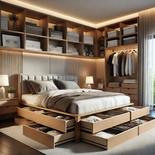 Bedroom Storage Made Easy with Bed Frames