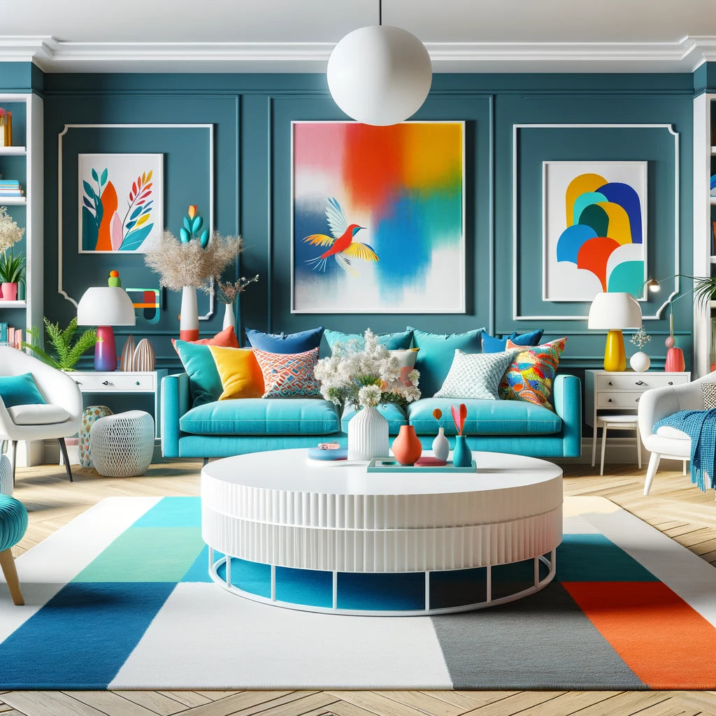 Colorful Living Room Furniture Designs