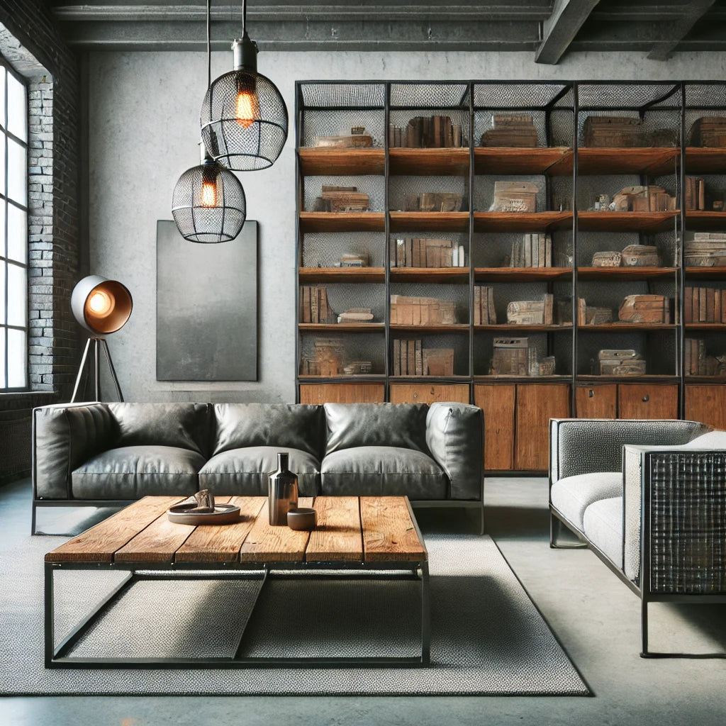 Industrial Home Decor Furniture: Raw, Rugged, and Riveting Design Ideas