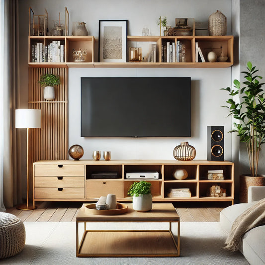 Decorate Your TV Console Like a Designer