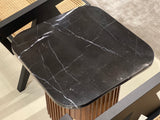 Bari Marble Side Table, Black