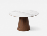 Aspen Round Dining Table, Sintered Stone (135cm)