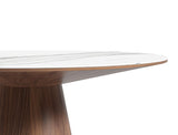 Aspen Round Dining Table, Sintered Stone (135cm)