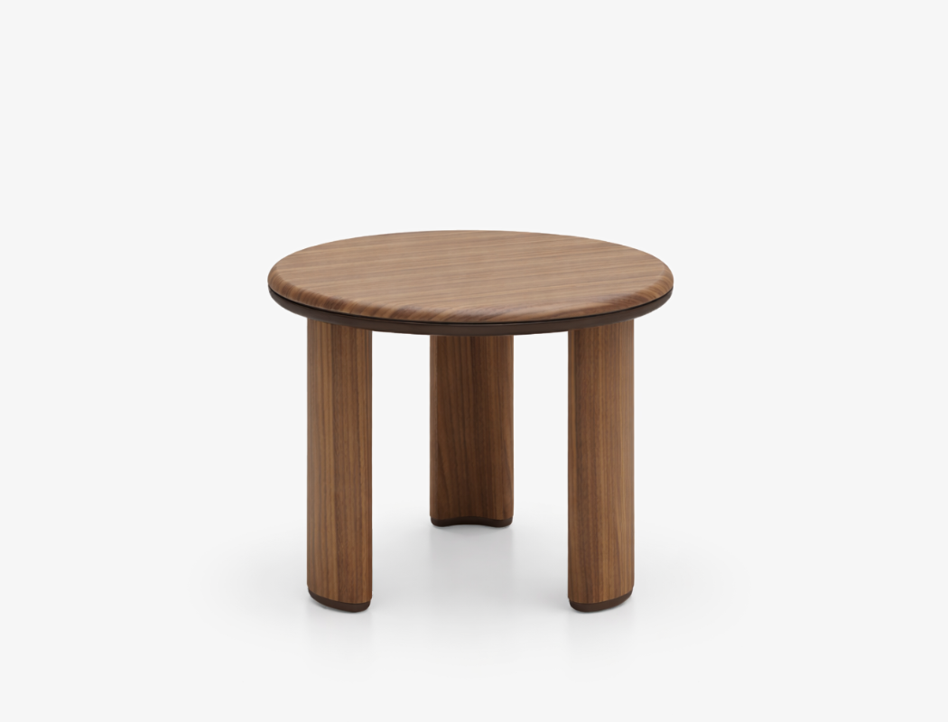 Aurelia Mid Side Table, American Walnut