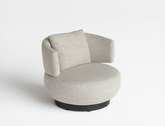 Aurora Swivel Armchair, Sand Grey