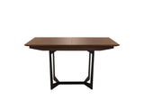 Camilla Extendable Wood Dining Table (140cm - 180cm), American Black Walnut