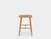 Cleo Solid Wood Counter Stool, Natural
