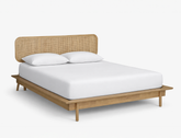 Coco Rattan Bed Frame, Queen (AS-IS)