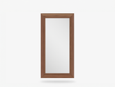 Laurent Wood Mirror, Walnut
