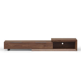 Mateo Wood TV Console (Extendable), American Walnut