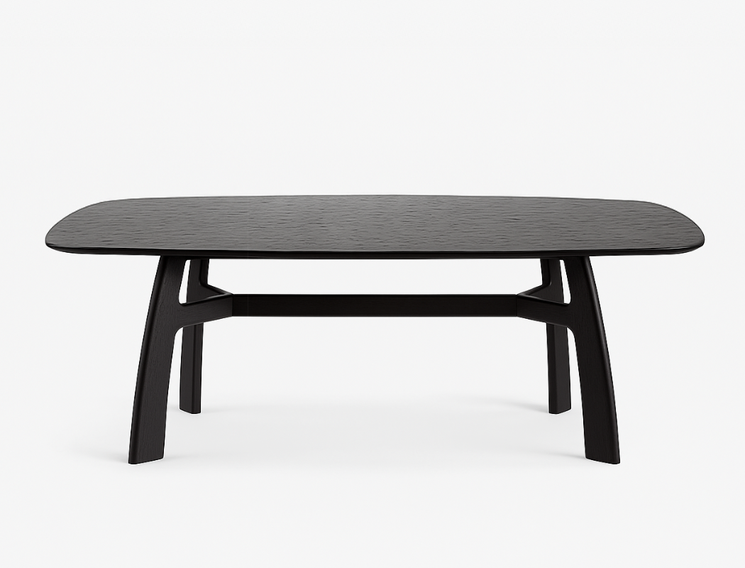 Ondula Glass Dining Table (210cm)
