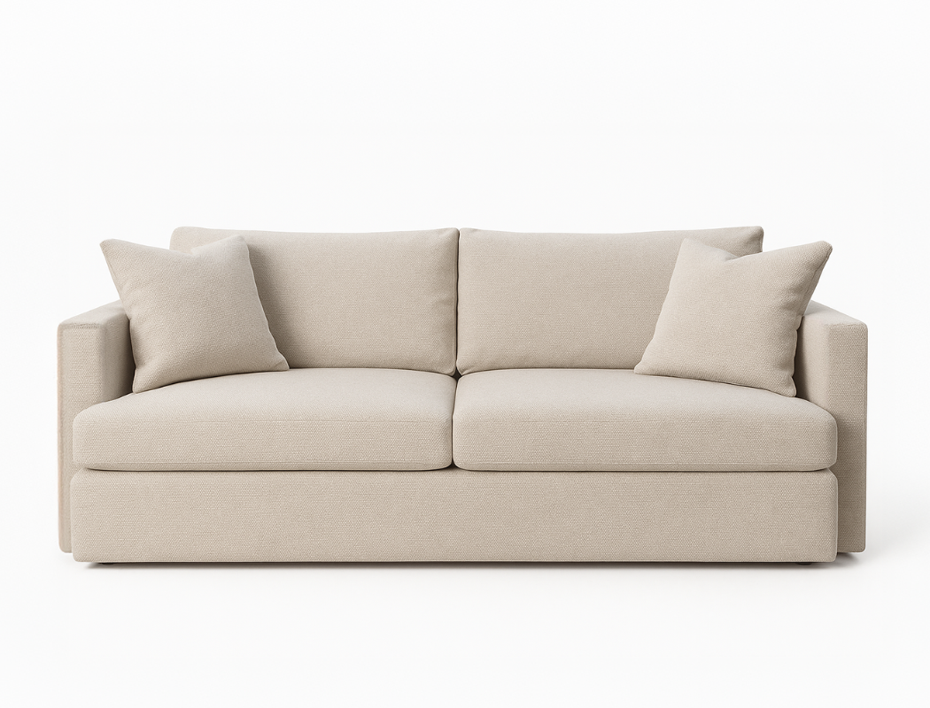 Owen 3 Seater Fabric Sofa Fabric CAT A1 Winter Wheat Delivery in 6-8 Weeks