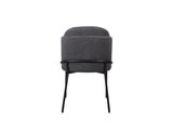 Sofia Fabric Dining Chair, Charcoal