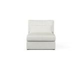 Amara Armless Sofa, Atelier Beige