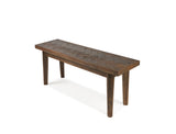 Austin Herringbone Solid Wood Dining Bench (125cm)