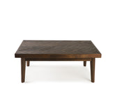 Austin Herringbone Solid Wood Coffee Table