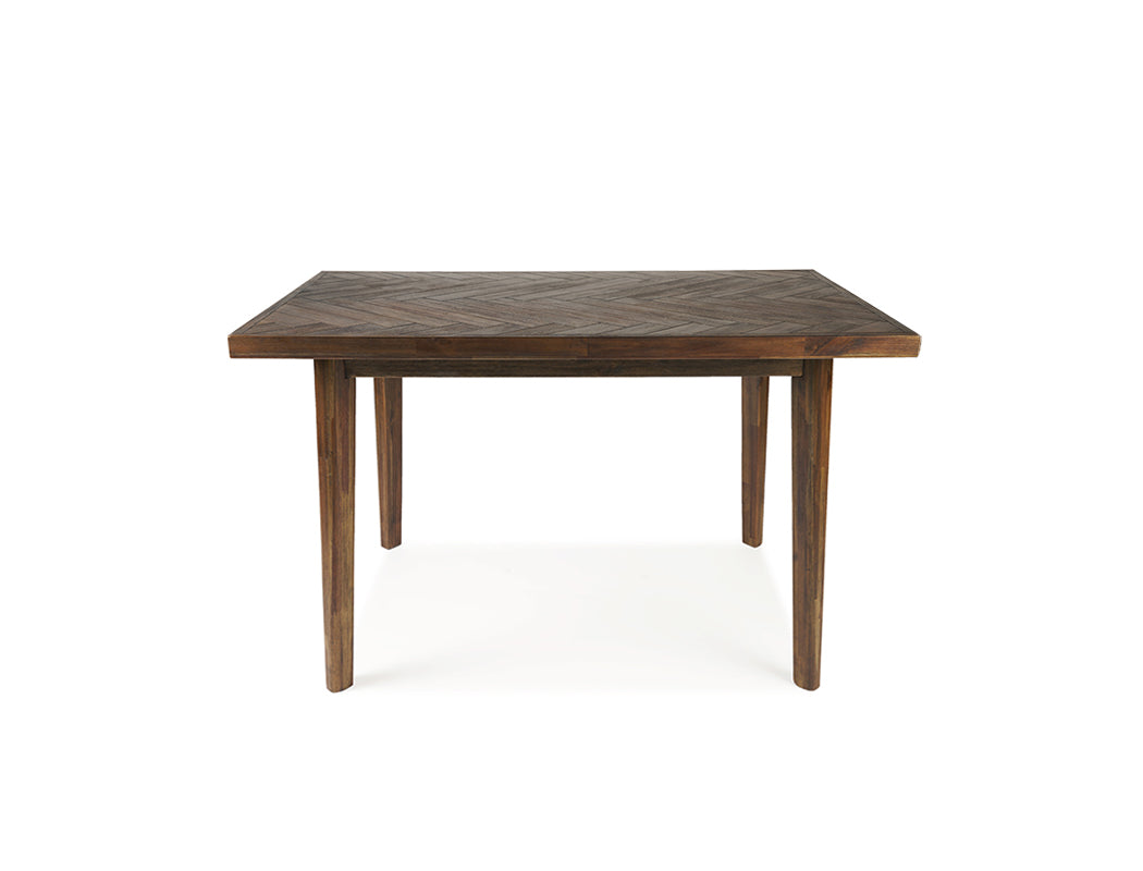 Austin Herringbone Solid Wood Dining Table (140cm)