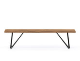 Barcelona Live Edge Solid Wood Dining Bench, Natural 180cm Customised: Delivery in 8-10 Weeks