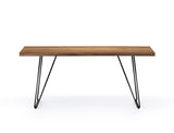 Barcelona Live Edge Solid Wood Dining Table, Natural 180cm / Customised: Delivery in 2-3 Months