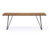 Barcelona Live Edge Solid Wood Dining Table, Natural 200cm Customised: Delivery in 8-10 Weeks