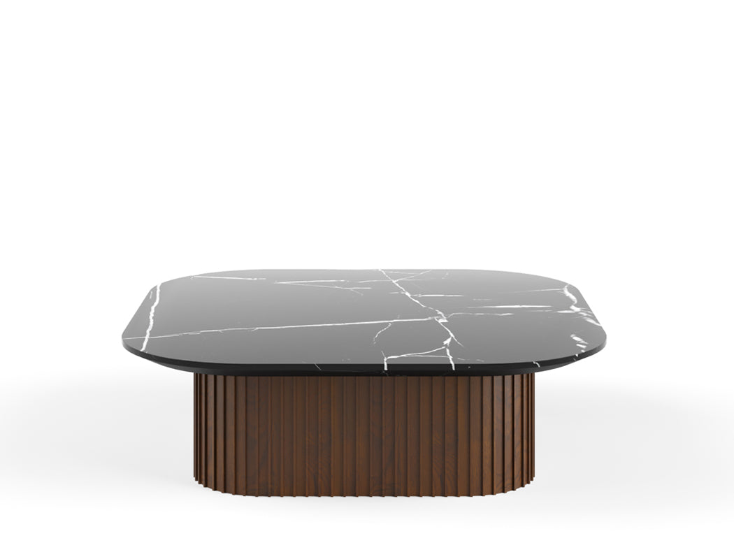 Bari Marble Coffee Table, Black