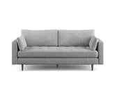 Boston 3 Seater Fabric Sofa Fabric CAT A1 Steel Granite Brown Delivery in 6-8 Weeks: Customised
