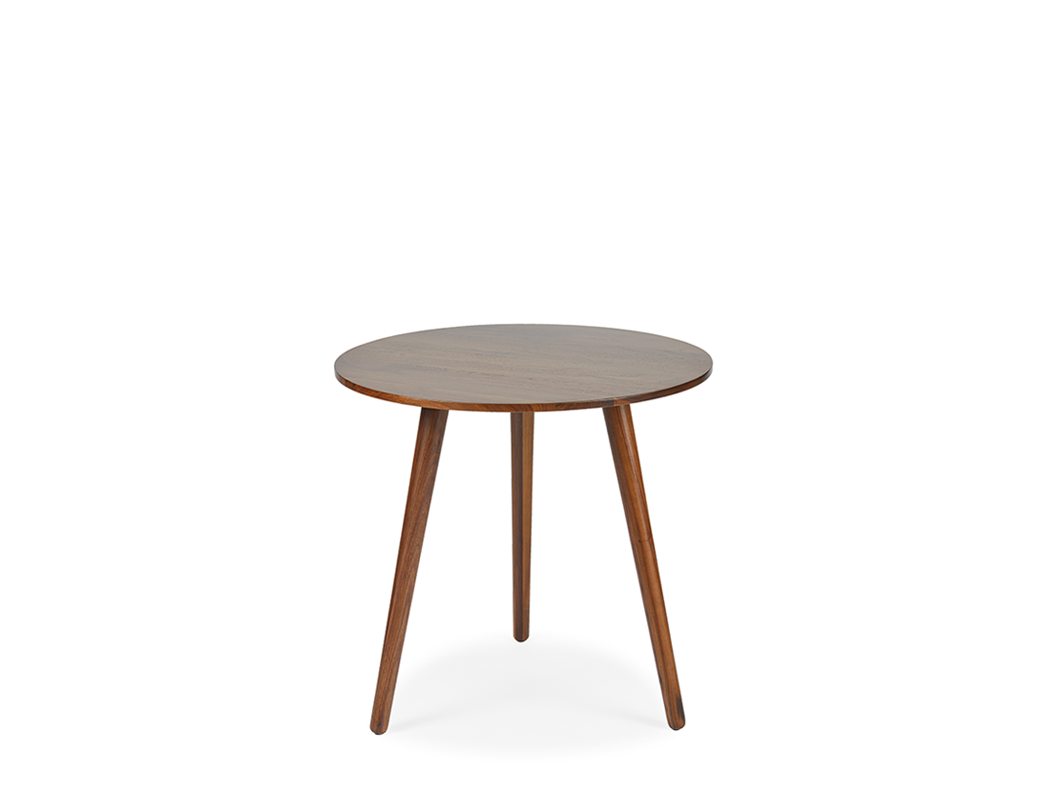 Eva Solid Wood Side Table, American Black Walnut