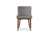 [CLEARANCE] Justina Fabric Dining Chair, Light Sand