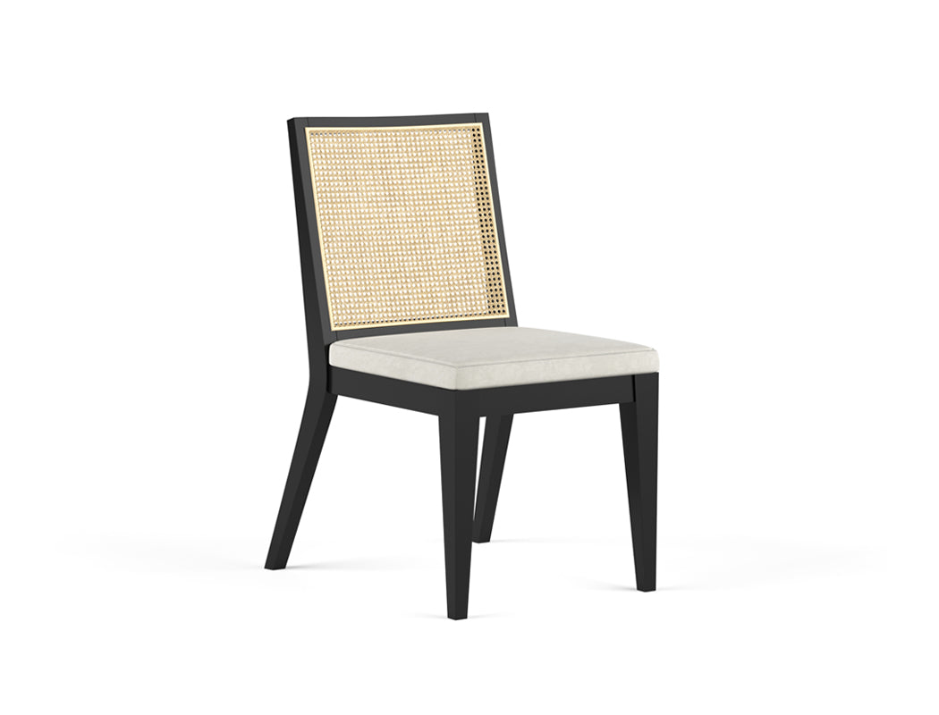 Lisbon Rattan Dining Chair, Desert Sand - Water Repellent Fabric