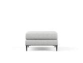 Luna Ottoman, Cloud Grey - Water Repellent Fabric