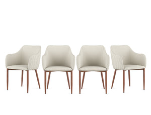 Margo Dining Chair, Pearl Sand, Set of 4
