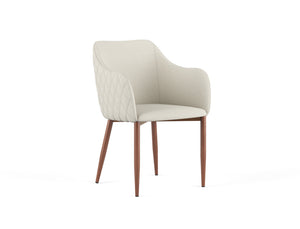 Margo Fabric Dining Chair, Pearl Sand