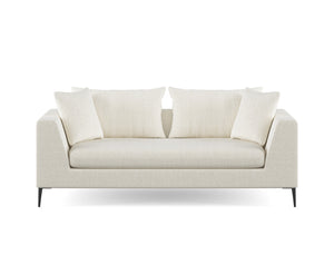 Natalia 3 Seater Sofa, White Granite