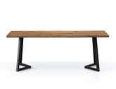 Verona Live Edge Solid Wood Dining Table, Natural 200cm Customised: Delivery in 8-10 Weeks