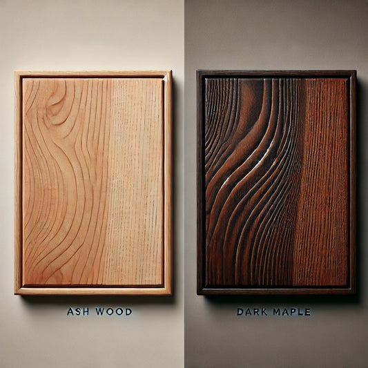 Comparing Ash and Dark Maple Furniture
