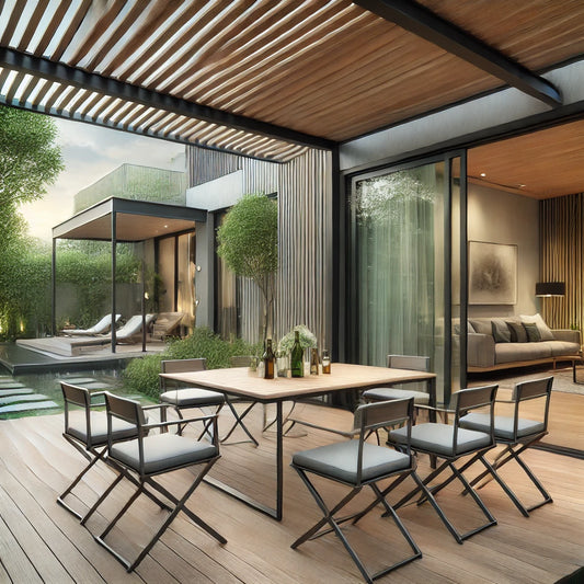 Effortless Dining with Foldable Table and Chairs