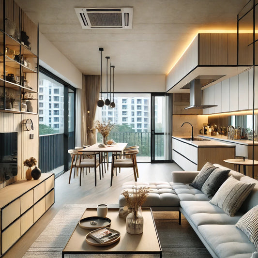 HDB Renovation Made Easy with Open-Concept Designs