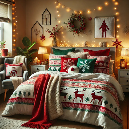 Make Your Bedroom Cozy and Festive with These Bedding Ideas