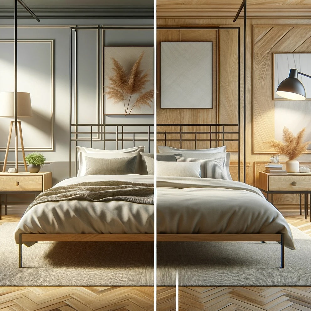 Metal vs. Wood Bed Frames: Choosing the Right Foundation for Your Sleep Sanctuary