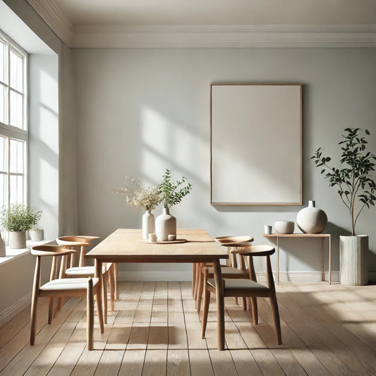 Perfect Wall Colors for Scandinavian Dining Tables