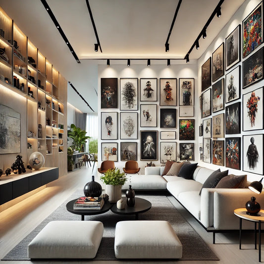 Stylish 5-Room HDB Design for Art Enthusiasts
