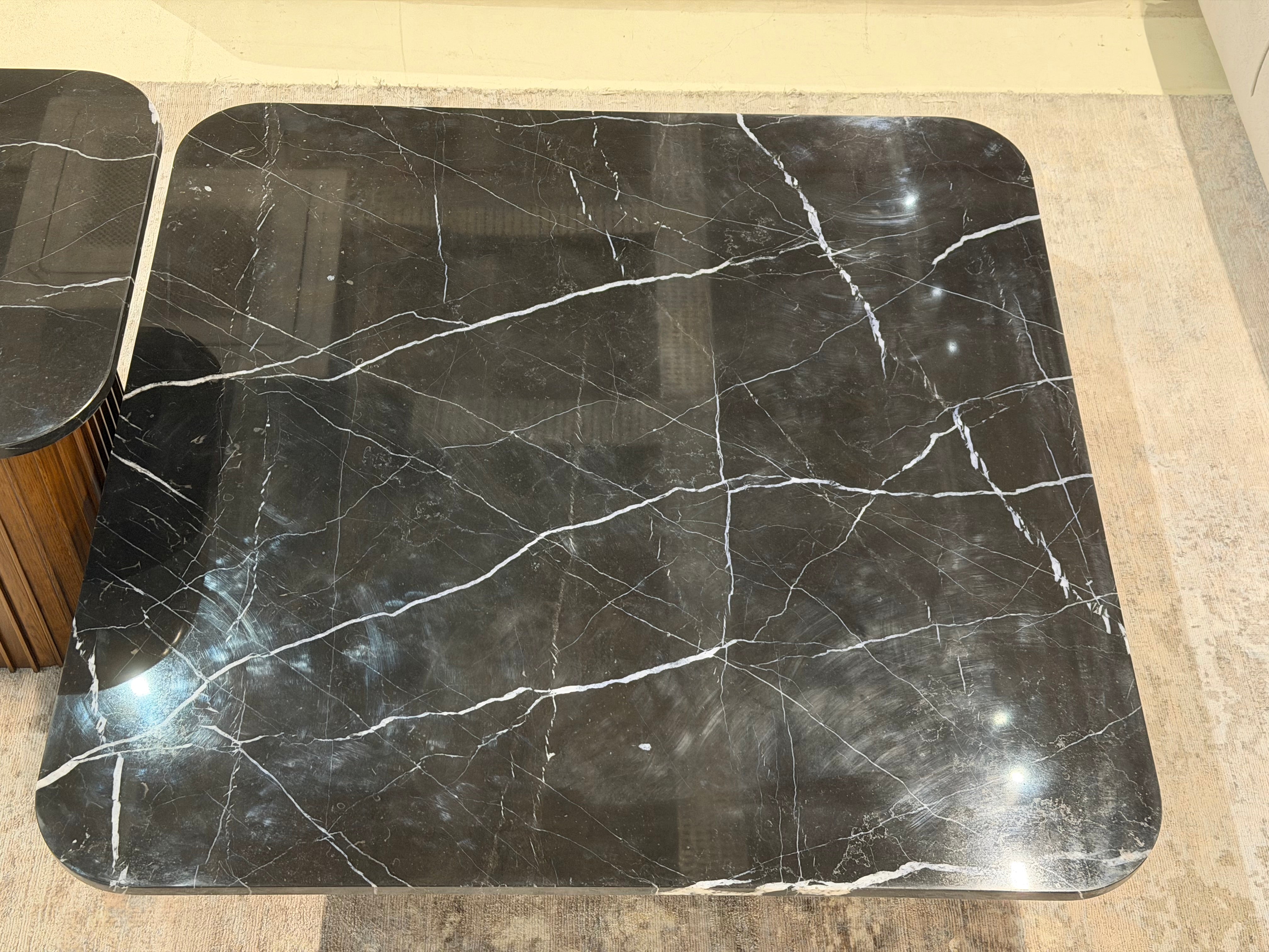 Bari Marble Coffee Table, Black