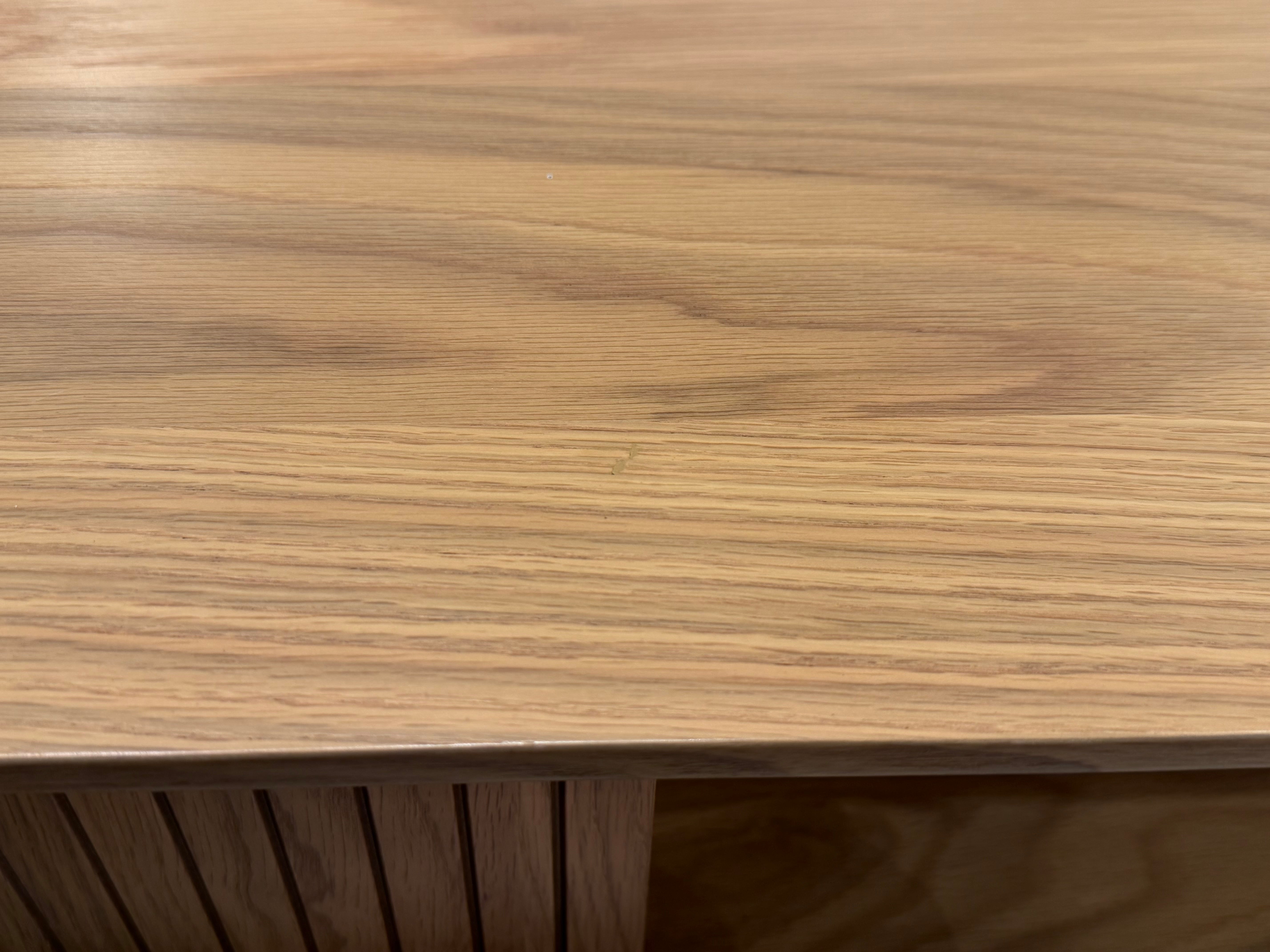 Riley Wood Coffee Table, Natural Oak (with Storage)