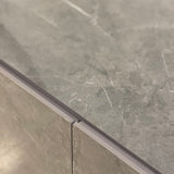 Etna Sintered Stone Sideboard, Grey (Glossy)