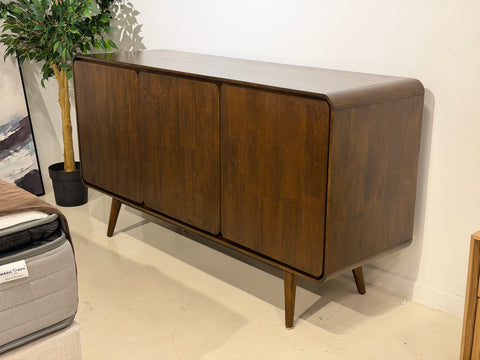 Dalton Wood Sideboard, Dark Walnut - Clearance