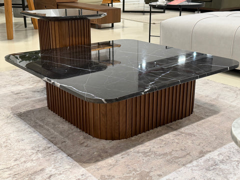 Bari Marble Coffee Table, Black