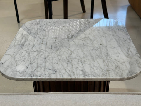 Bari Marble Side Table, White