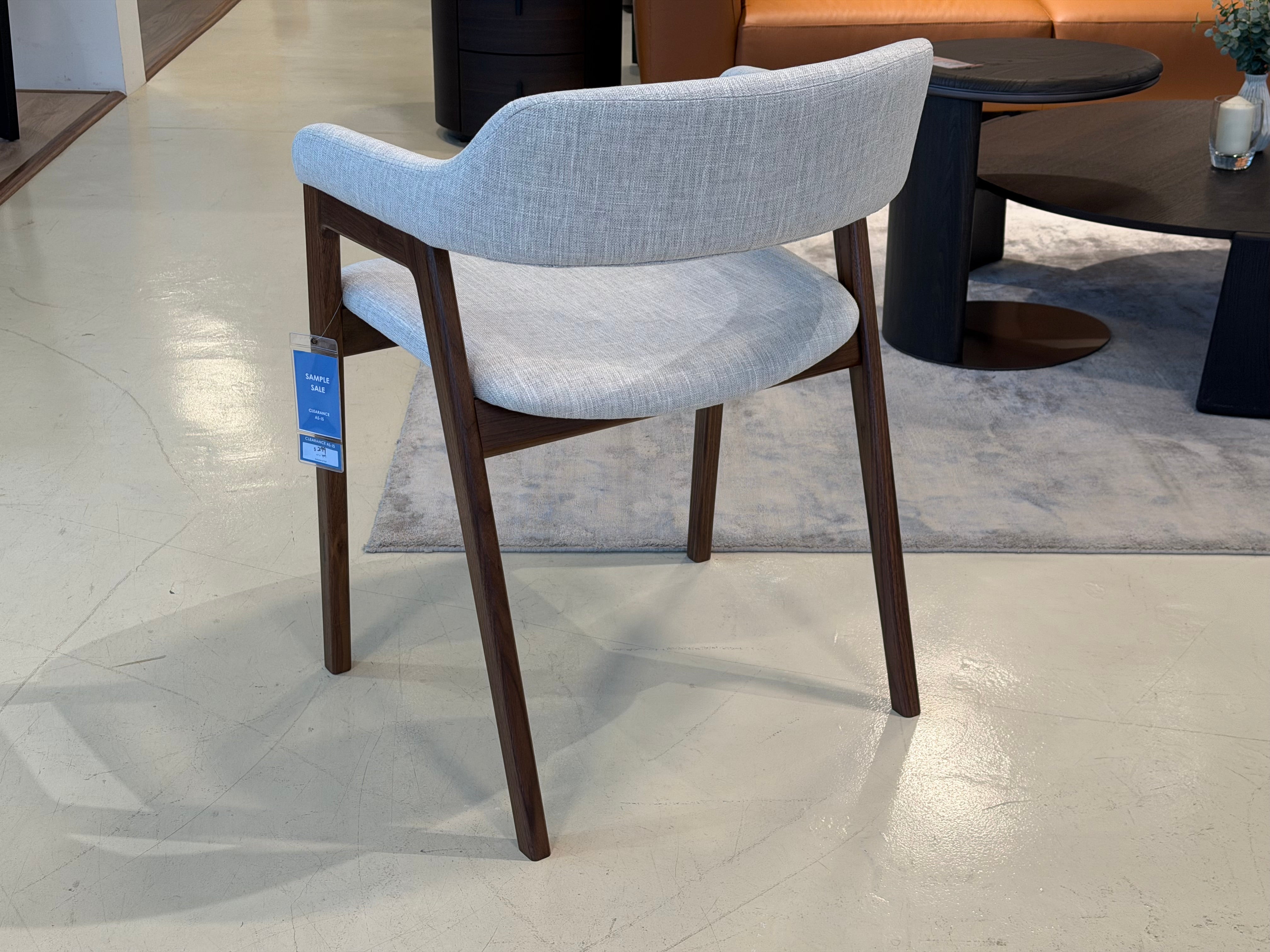 Emery Solid Wood Dining Arm Chair, American Black Walnut