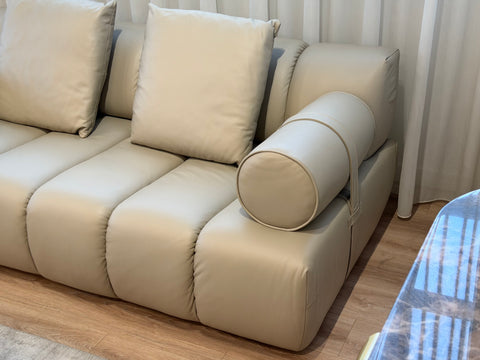 Paloma 3 Seater Leather Sofa