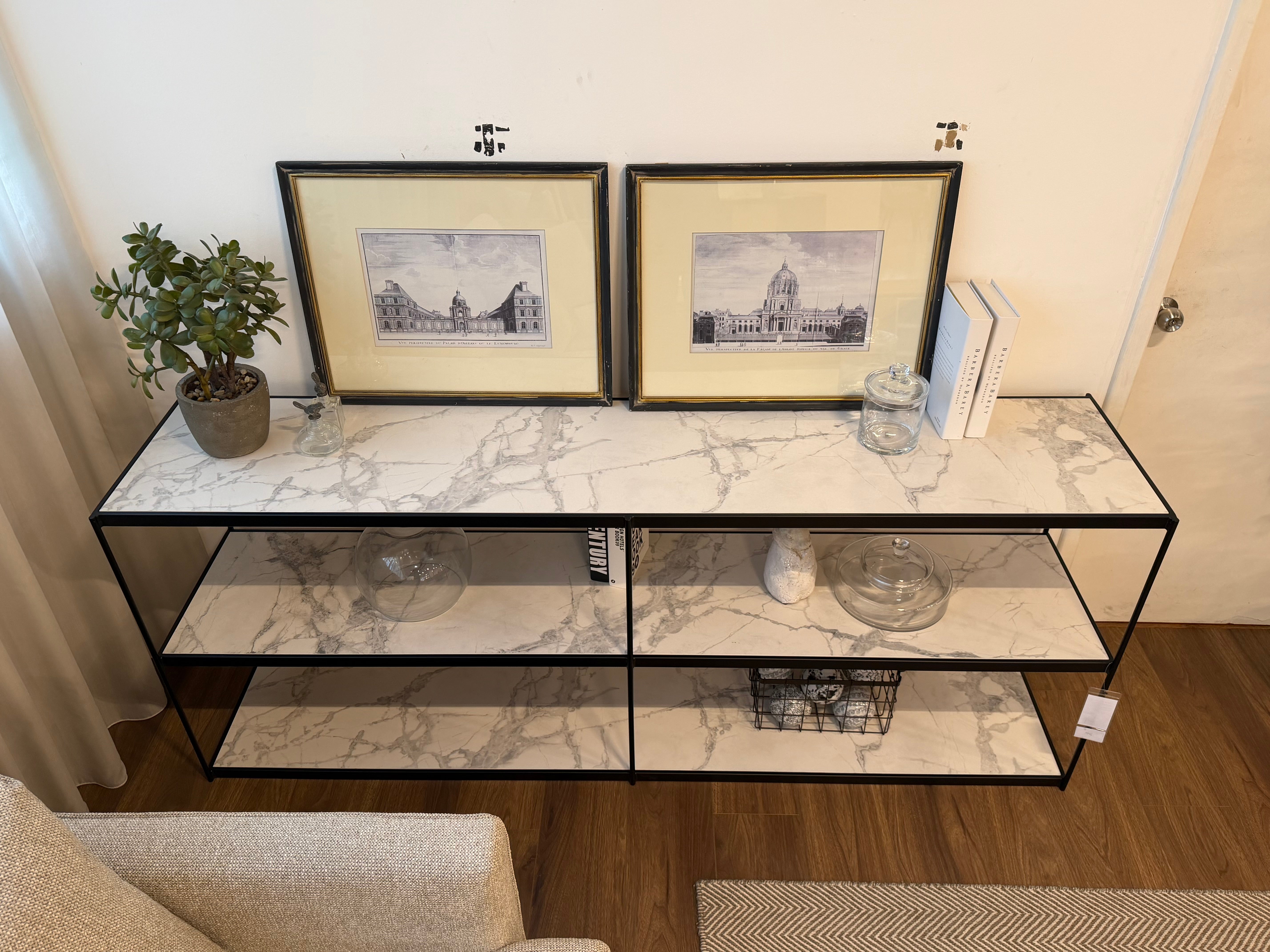 Lucca Low Shelf, Sintered Stone